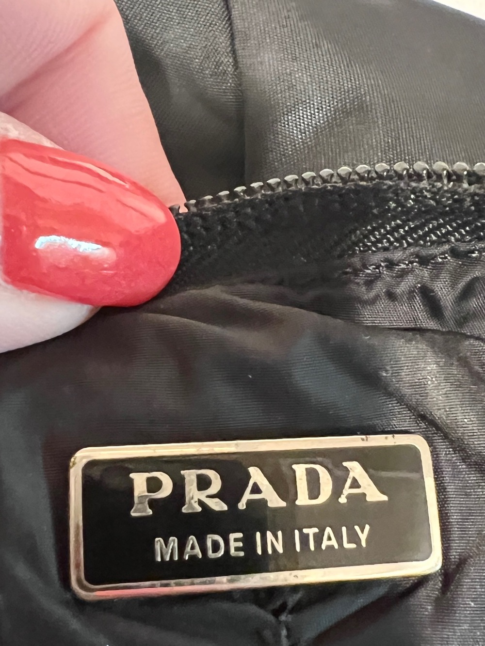 Prada⭐️🌟Black Nylon Shoulder Hobo with Silver Hardware! - Picture 9 of 16